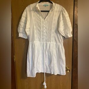 Melissa Odabash white swim cover/dress